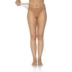Ciorapi Plasa Lycra Fishnet Pantyhose  Leg Avenue Lycra Fishnet Pantyhose - Natural