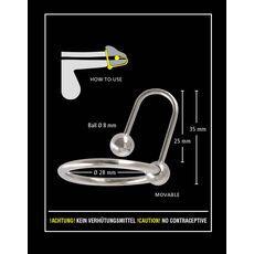 Inel Penis Push "Sperm Stopper" Galben##