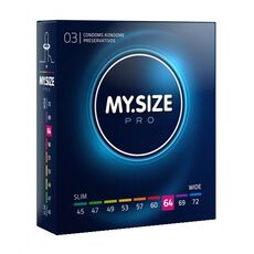 Prezervative Premium My Size "MY SIZE PRO" 64 mm - 3 Bucati