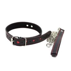 Zgarda cu Lant Toyz4Lovers "Fetish Art" - Negru