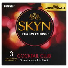 Prezervative, SKYN, Cocktail Club, 3 Buc. - dimensiuni complete