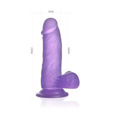 Dildo Violet Small, Jelly Purple [ 16cm x 3,5 cm ]#