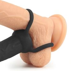 StrapOn Anal Lovetoy &raquo;Fantasy Double&laquo; 15 cm - Negru