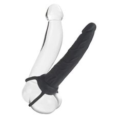 StrapOn Anal Lovetoy &raquo;Fantasy Double&laquo; 15 cm - Negru