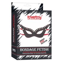 Masca Ochi Lovetoy "Bondage Fetish Masquerade" - Negru##