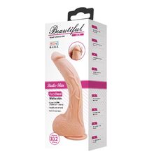 Dildo XXL, Beautiful Jack, Life Like Skin, [ 26 cm x 5 cm ] - vedere frontala