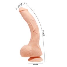 Dildo XXL, Beautiful Jack, Life Like Skin, [ 26 cm x 5 cm ] - vedere laterala
