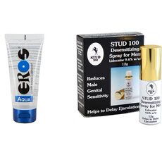 Pachet Stud 100 Original + Lubrifiant Eros Aqua 50 ml