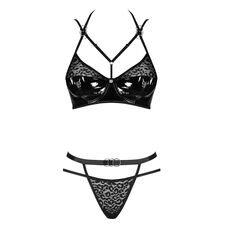 Set Lenjerie Intima Bagirella Obsessive - Negru