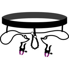 Chiloti cu Cleme Bad Kitty - Negru
