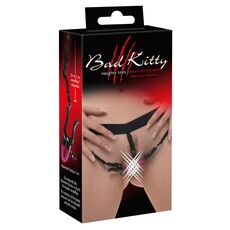 Chiloti cu Cleme Bad Kitty - Negru