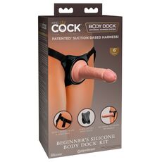 StrapOn Femei Pipedream »King Cock« 17,8 cm - Natural