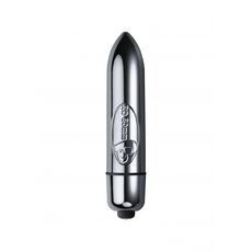 Mini Vibrator Rocks Off »Single Speed« 8 cm - Argintiu