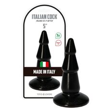 Butt Plug Toyz4Lovers "Pino Black" 15,5 cm - Negru
