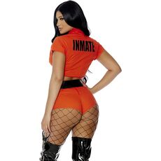 Costumatie de prizoniera sexy, Lockdown, din 4 piese, S-M#