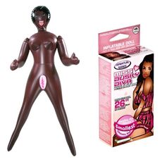 Papusa Gonflabila NMC "Miss Dusky Diva" 66 cm - Maro##