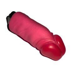 Bricheta, Erotica, Diablo Picante, forma penis funny, manson detasabil, fucsia#