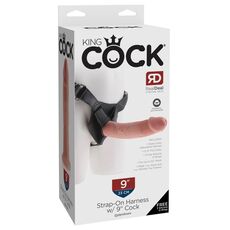 StrapOn Pipedream »9 King Cock« 23 cm - Natural