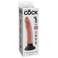Vibrator Pipedream »King Cock« 23,5 cm - Natural