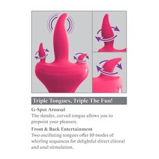 Vibrator Pipedream »3 Some« 19,6 cm - Roz