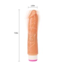 Vibrator Chisa Novelties »Sexy Whopper« 20 cm - Natural