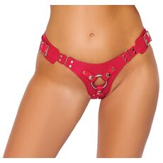 Chilot Strap On Femei Bad Kitty "Naughty Toys" - Rosu##