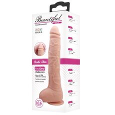 Dildo XXL Realistic cu scrot si ventuza, Beautiful Dick, [ 27cm x 4,2 cm ]