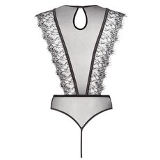 Body Sexy Emiliana Beauty Night - Negru - detaliu finisaj