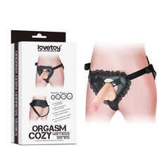 Chilot StrapOn Lovetoy "Orgasm Cozy" - Negru##