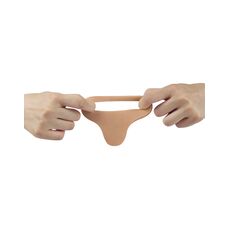 Dildo cu Inel Lovetoy "The Ultra Soft Double" 18 cm - Natural##