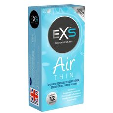 Prezervative EXS Air Thin, 12 buc - dimensiuni complete