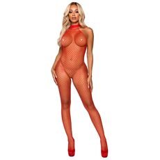 Bodystocking Plasa Leg Avenue - Rosu