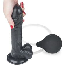 Dildo Lovetoy "Squirting Extreme" 23 cm - Negru##