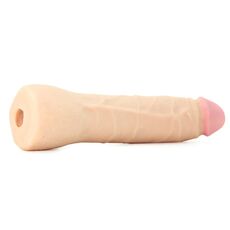 Dildo StrapOn Doc Johnson Vac-U-Lock 7" UR3 Thin Dong White - culoare si material