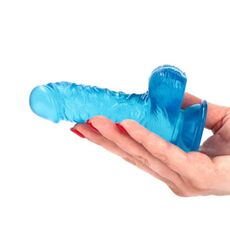 Dildo Jelly Toyz4Lovers 13 cm - Albastru##