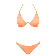 Costum de Baie Chilirose - Portocaliu - culoare si material