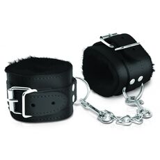 Catuse cu Blana Pipedream "Cumfy Cuffs" - Negru##