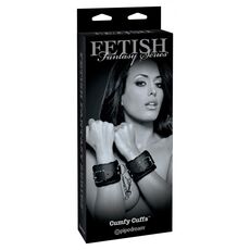Catuse cu Blana Pipedream "Cumfy Cuffs" - Negru##