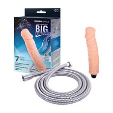 Irigator Excellent Power "Hydro Big Splash Penis" 18 cm - Natural