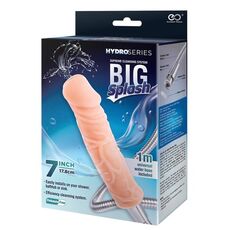 Irigator Excellent Power "Hydro Big Splash Penis" 18 cm - Natural##