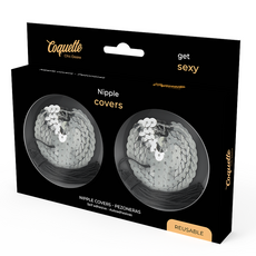 Ornamente Sfarcuri Coquette  "Nipple Covers" - Argintiu