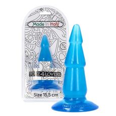 Butt Plug Toyz4Lovers "Pino" 15,5 cm - Albastru
