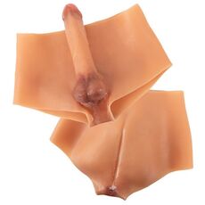 Dildo Realistic cu Pantaloni You2Toys 23,6 cm - Natural##