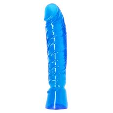 Dildo Transparent Toyz4Lovers "Gigant" 26,5 cm - Albastru##