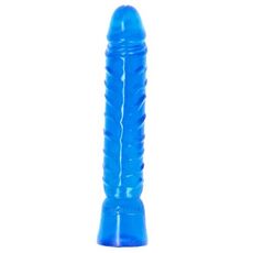 Dildo Transparent Toyz4Lovers "Gigant" 26,5 cm - Albastru##