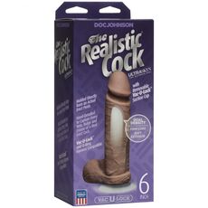 Dildo Doc Johnson "Realistic Cock UR3" 19,6 cm - Maro##