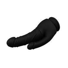 Dildo Chisa Novelties "The Stripper Black" 21,5 cm - Negru##