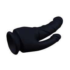 Dildo Chisa Novelties "The Stripper Black" 21,5 cm - Negru##