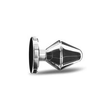 Butt Plug Playhouse "Massive Steel" 6,2 cm - Argintiu##