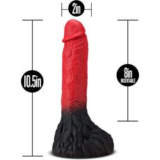 Dildo Blush "Realm Lycan" 37 cm - Rosu##